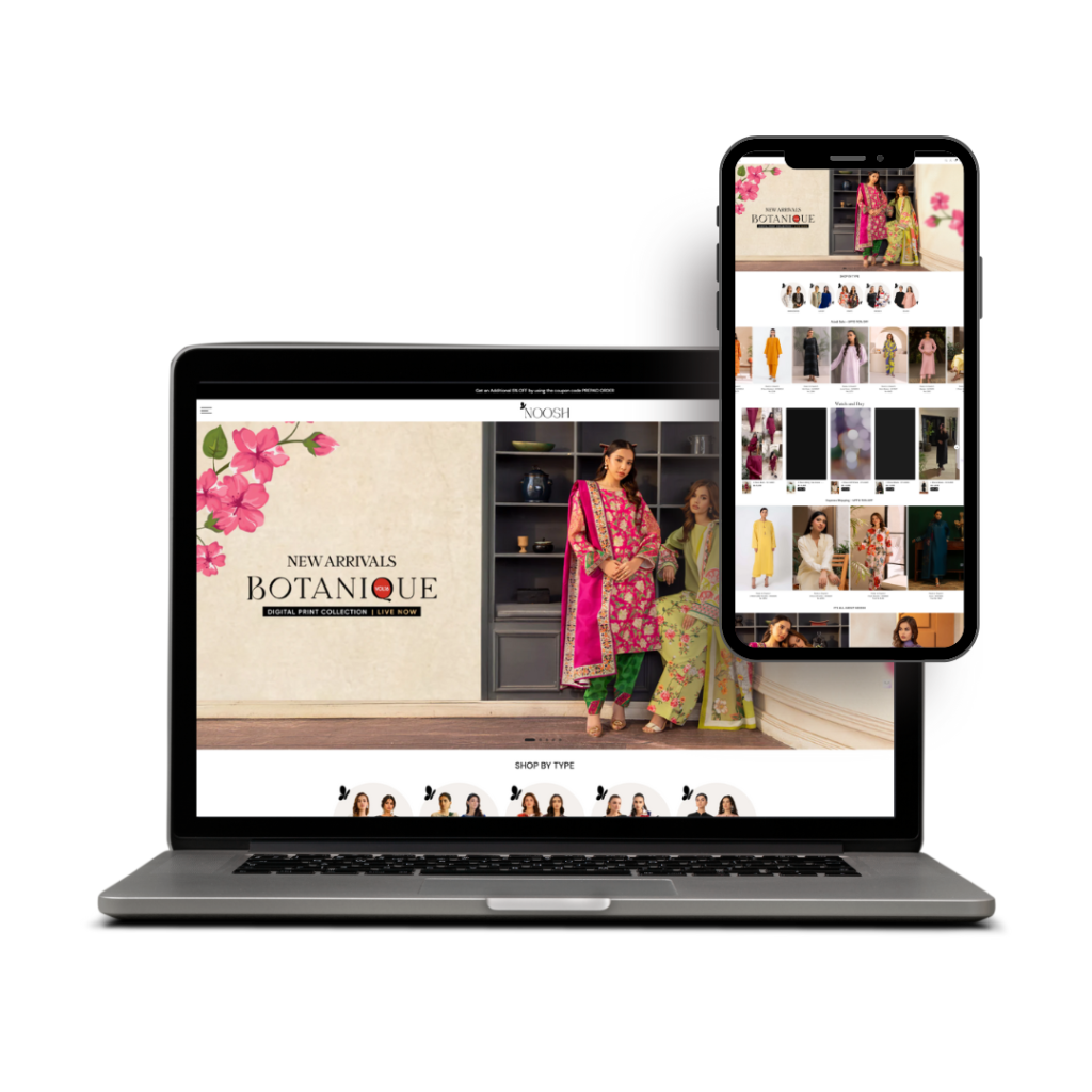 Elegant Shopify storefront for women’s fashion brand